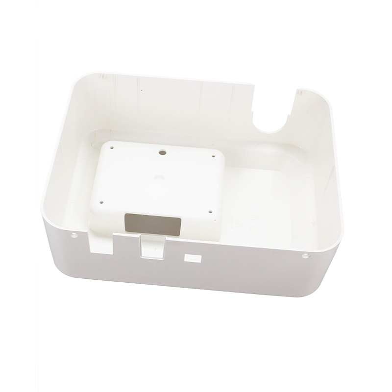 White ABS plastic housing injec